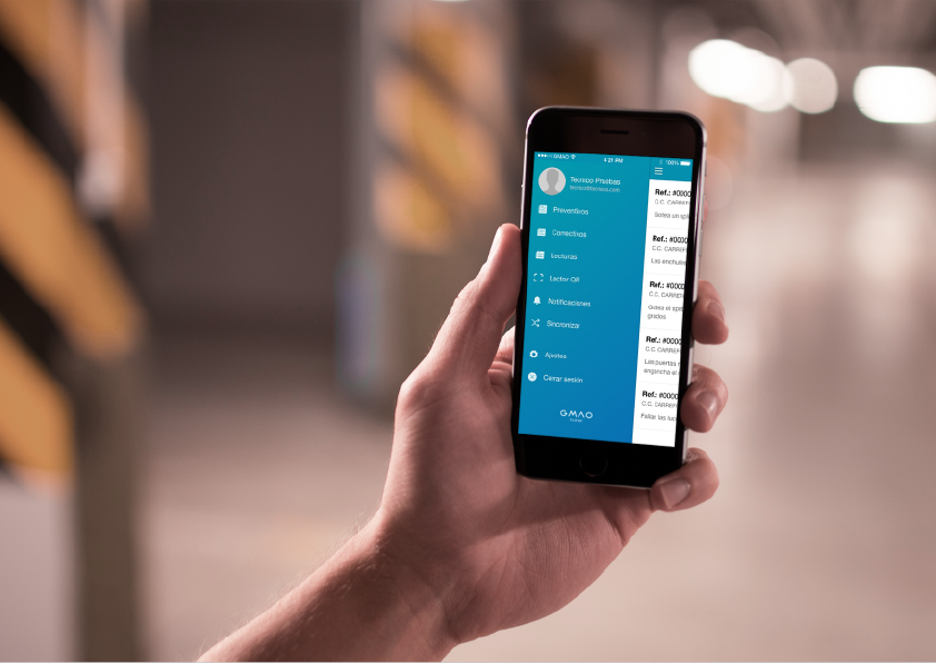 APP GMAO CLOUD - smartphone