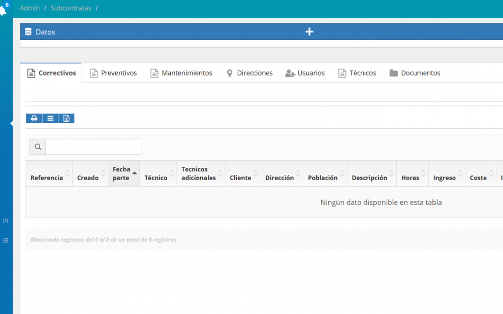 software GMAO - gestión de partes