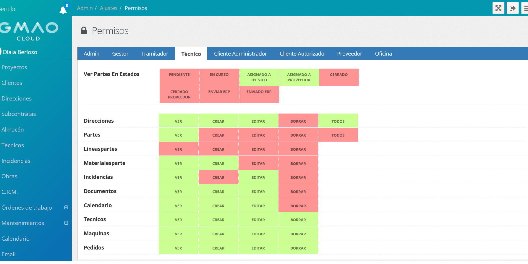 GMAO a medida – ejemplo GMAO a medida - ejemplo