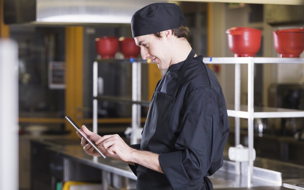 GMAO para mantenimiento de hostelería - chef tablet