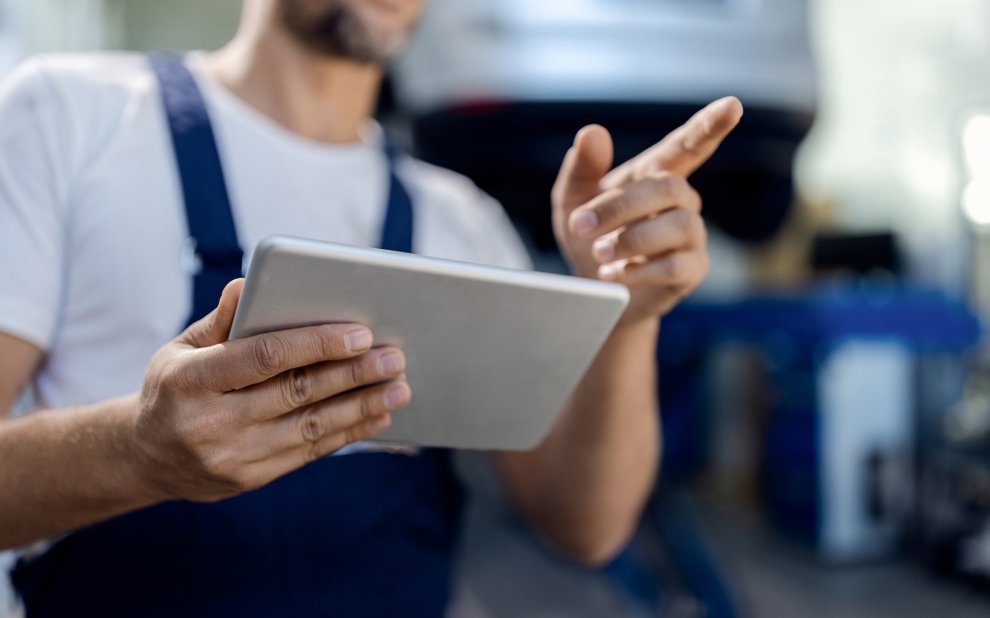 GMAO para mantenimiento a terceros - tablet