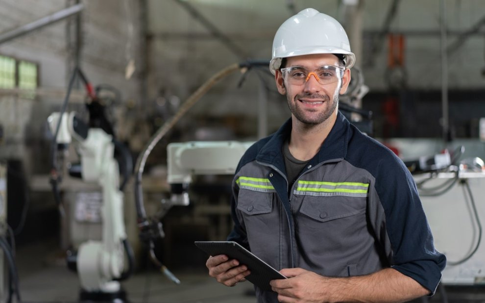 gestión de órdenes de trabajo - manos