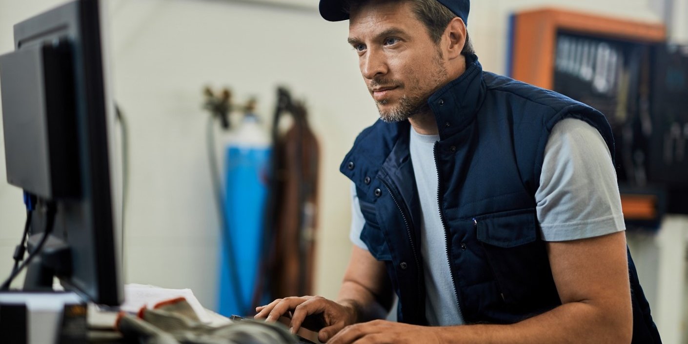 gestión de órdenes de trabajo - ordenador